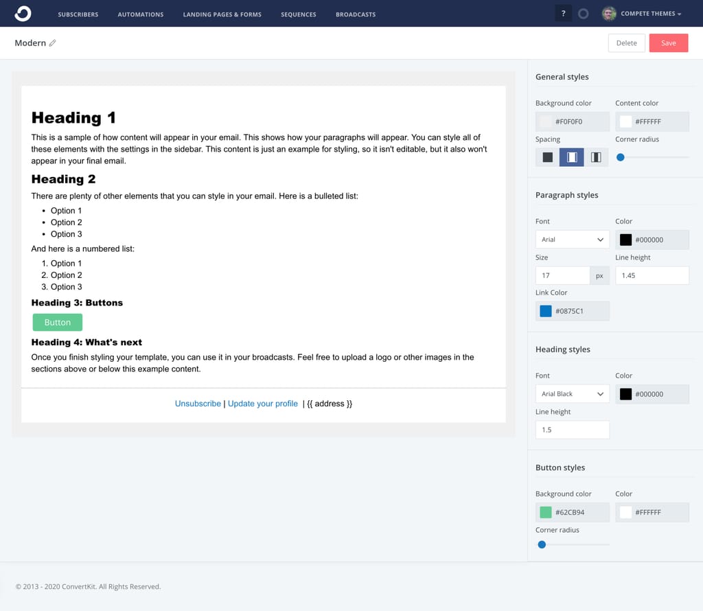 Modern Email Template
