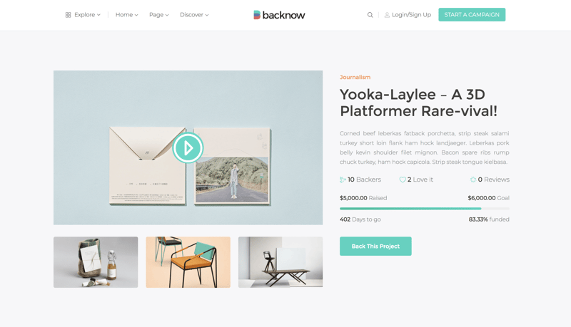 Backnow Project