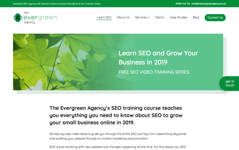Evergreen SEO Training Course