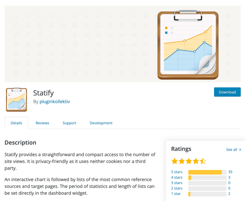 Statify Range The 9 Best Google Analytics Alternatives for WordPress