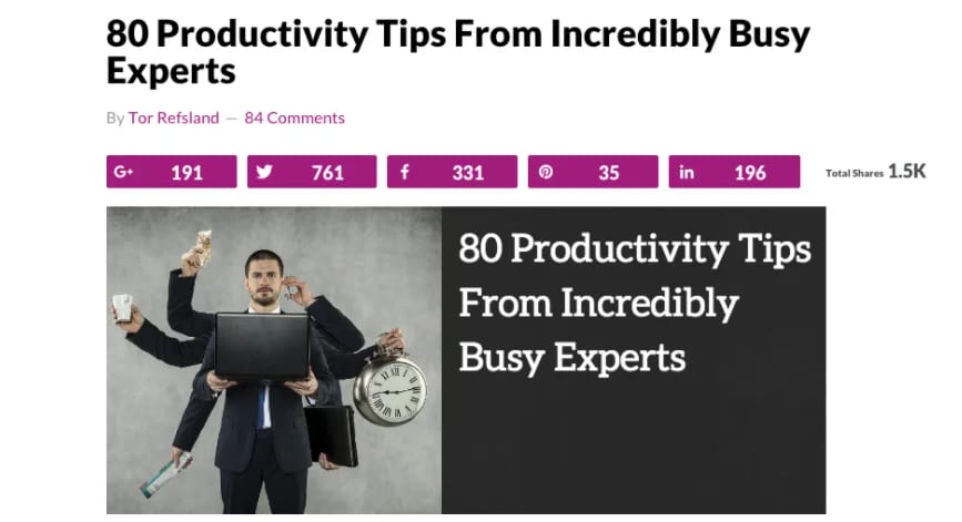 Productivity Tips