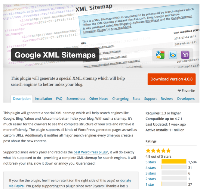 Google XML Sitemaps