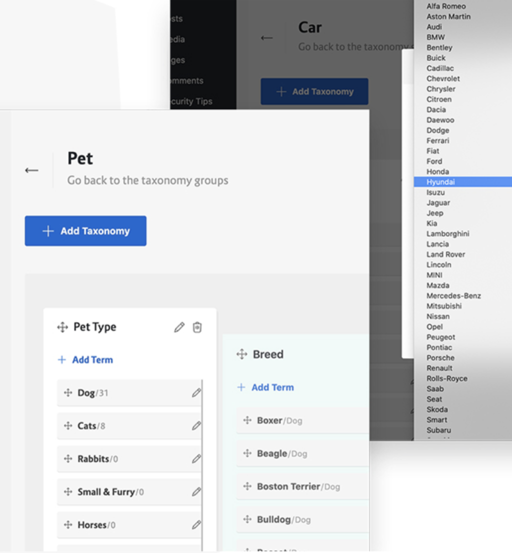 Lisfinity Custom Fields