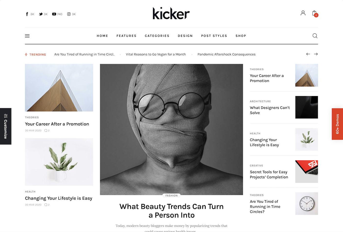 The 10+ Best Influencer WordPress Themes | Compete Themes