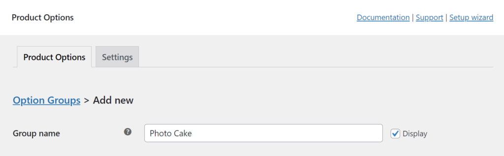 Give Your Product Addon A Name